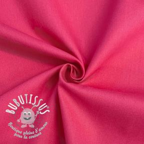 Tissu Popeline de coton pink