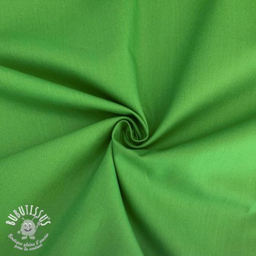 Tissu Popeline de coton light green