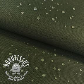 Tissu imperméable dark green