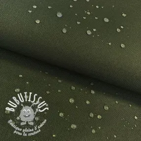 Tissu imperméable dark green