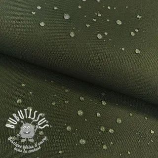 Tissu imperméable dark green
