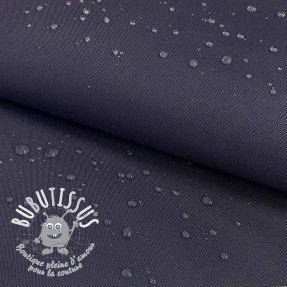 Tissu imperméable navy