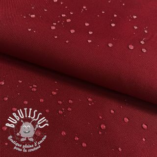 Tissu imperméable dark red