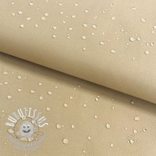 Tissu imperméable beige