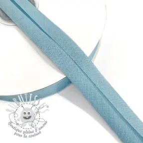 Biais coton light blue