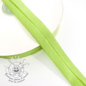 Biais coton lime