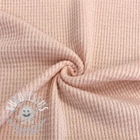 Tissu nid d’abeille SOFT rose