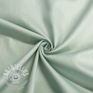 Tissu Popeline de coton light green ORGANIC