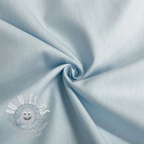 Tissu Popeline de coton light blue ORGANIC