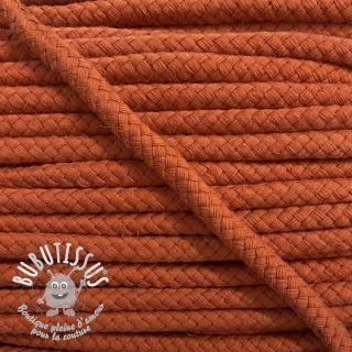 Cordon coton 8 mm dark orange