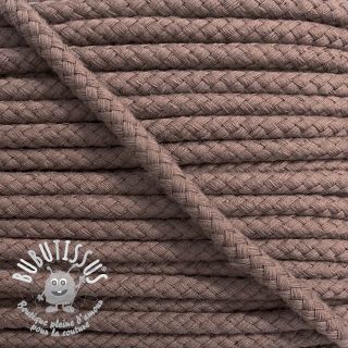 Cordon coton 8 mm mauve