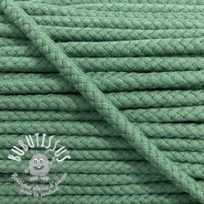 Cordon coton 8 mm old green