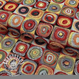 Tissu déco GOBELIN PREMIUM Colourful boxes