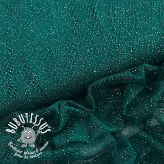 Tulle pour jupe tutu ROYAL SPARKLE petrol gold