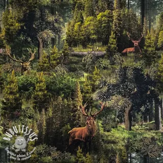 Tissu déco Ancient forest digital print