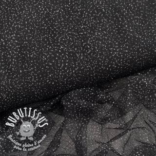 Tulle pour jupe tutu ROYAL SPARKLE black silver