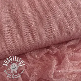 Tulle pour jupe tutu ROYAL SPARKLE old rose gold