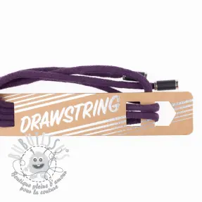 Cordon a capuche avec embouts 115 cm HEAD3 violet