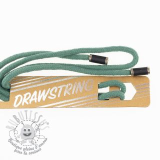 Cordon a capuche avec embouts 115 cm HEAD3 old green