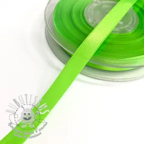 Ruban satin double face 9 mm neon green