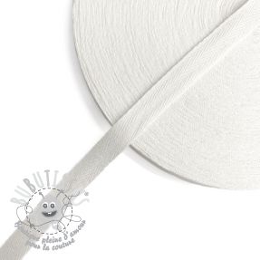 Ruban Sangle coton Sergé 15 mm white