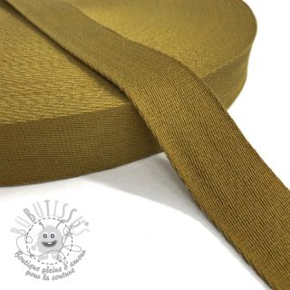 Sangle coton 4 cm golden brown