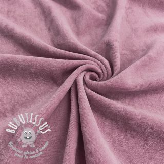 Tissu velours jersey lilac