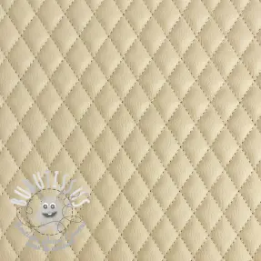 Simili cuir MATELASSE mastic