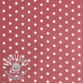 Tissu coton Petit stars blush