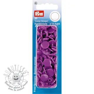 Boutons pressions PRYM lilac