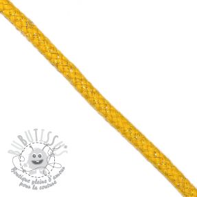 Cordon lurex 10 mm yellow