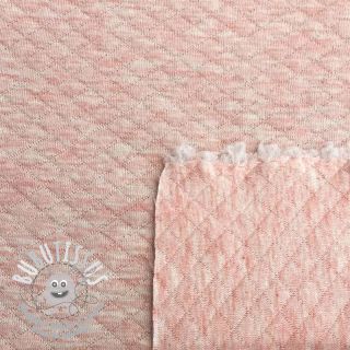 Sweat matelassé rose melange