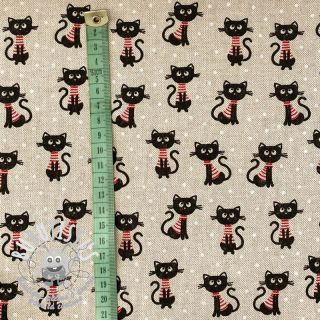 Tissu déco Linenlook Sweet cats