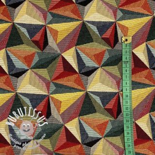 Tissu déco GOBELIN PREMIUM Colourful triangles