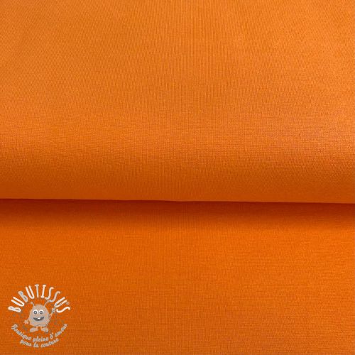 Bord-côte lisse orange ORGANIC