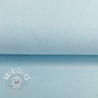 Bord-côte lisse bleu pâle ORGANIC