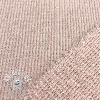 Tissu nid d’abeille SOFT rose