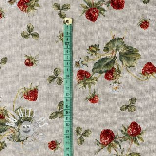 Tissu déco Linenlook Wild strawberries