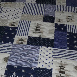 Tissu coton Stars navy