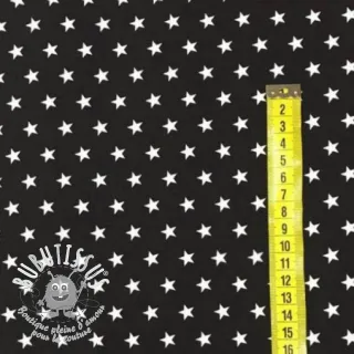 Tissu coton Petit stars petrol