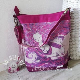 Simili cuir suédine ALASKA fuchsia/amethyste