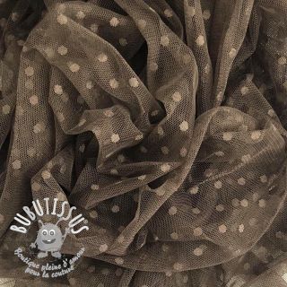 Tulle pour jupe tutu SPOT dark taupe