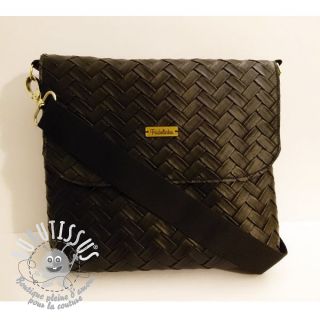 Simili cuir PANIER noir