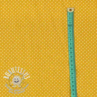 Tissu coton Petit dots ochre