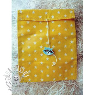 Tissu coton Petit stars yellow