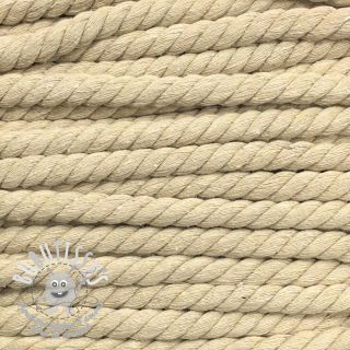 Cordon coton macramé 12 mm off white