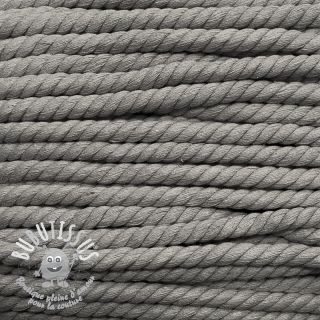 Cordon coton macramé 12 mm grey