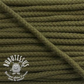 Cordon coton 8 mm camo green