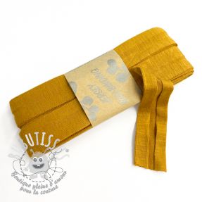 Biais élastique viscose - 3 m ochre