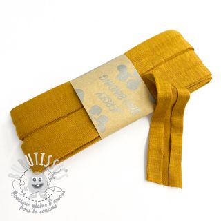 Biais élastique viscose - 3 m ochre